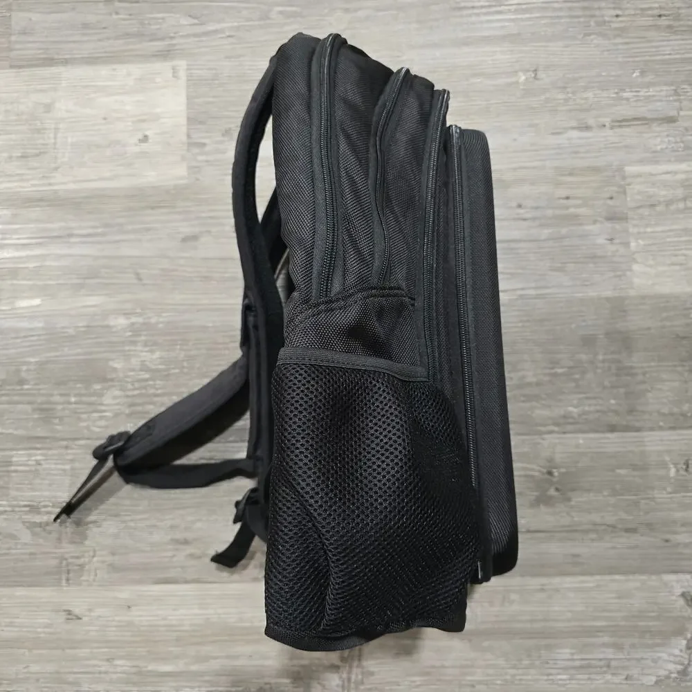 Sharper Image Black Multi Compartment Laptop Backpack Speaker System